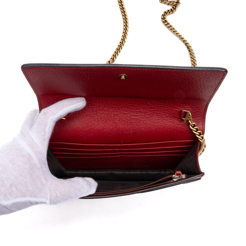 Gucci Queen Margaret Chain Wallet - Picture 9 of 10